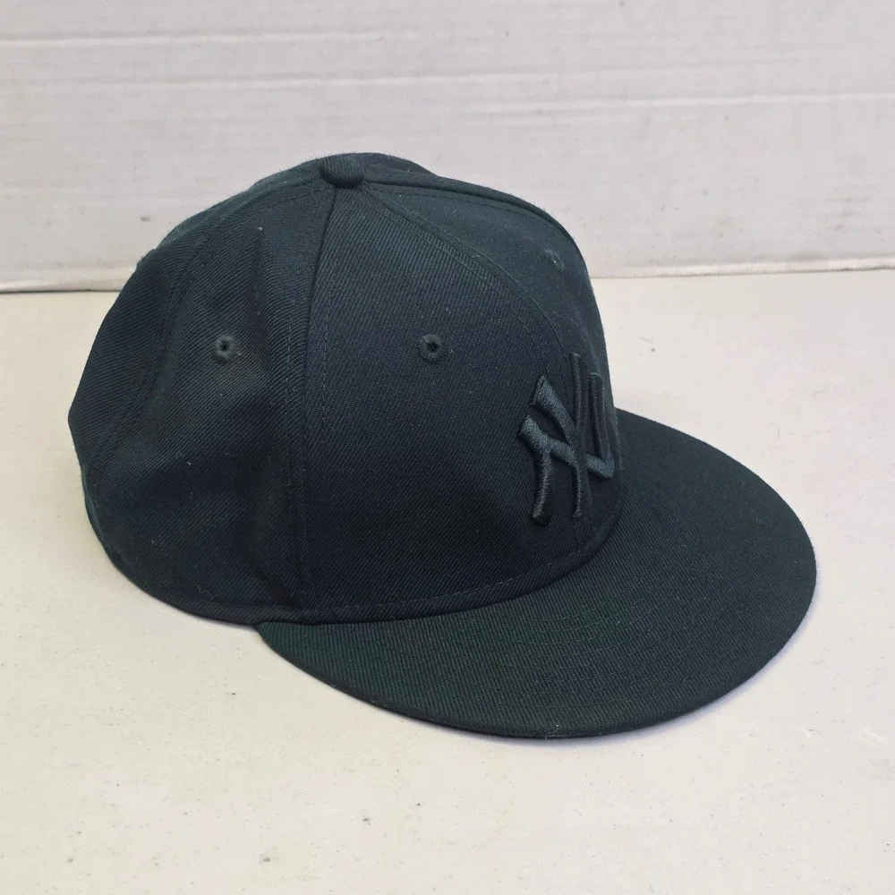 New Era Men's 59FIFTY New York Yankees Fitted Hat 7 1/2 Dark Green Wool Cap U7